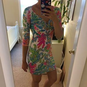 Lily Pulitzer palmetto v-neck t-shirt dress